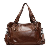 Pauline | Sac à bandoulière rétro en simili cuir doux et spacieux