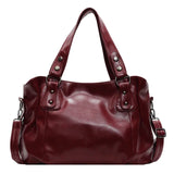 Pauline | Sac à bandoulière rétro en simili cuir doux et spacieux