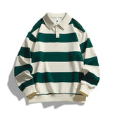 Jocelyn | Pull Polo Rayé Homme Style Rugby Vintage