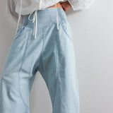 Nora | Pantalon Large Weekender Décontracté Chic