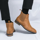 Sacha | Bottes Chelsea Minimalistes en Finition Mate pour Homme