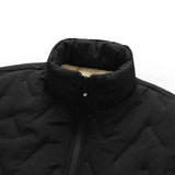 Sébastien | Veste homme matelassée doublée en polaire sherpa