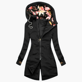 Monique | Parka féminine à capuche et coupe ajustée