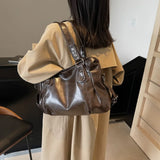 Pauline | Sac à bandoulière rétro en simili cuir doux et spacieux