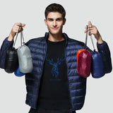Thibault | Veste puffer légère pour homme avec sac de rangement compact