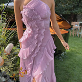 Émilienne | Robe élégante à col halter et silhouette fluide