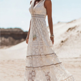 Évania | Robe Maxi Bohème Élégante et Fluide