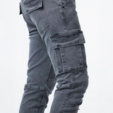 Julien | Jean cargo skinny homme coupe moderne