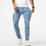 Julien | Jean cargo skinny homme coupe moderne