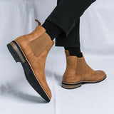 Sacha | Bottes Chelsea Minimalistes en Finition Mate pour Homme