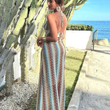 Théorine | Maxi robe boho à motif vintage