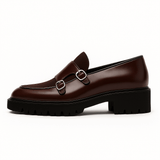 Théodore | Mocassins homme à double boucle et semelle à crans