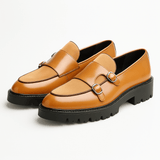Théodore | Mocassins homme à double boucle et semelle à crans