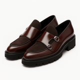 Théodore | Mocassins homme à double boucle et semelle à crans