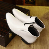 Antoine | Bottines habillées pour homme à bout pointu et fermeture éclair latérale