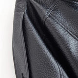 Carla | Veste en Cuir Asymétrique