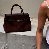 Zella | Sac à main pour femmes en daim luxueux