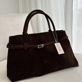 Zella | Sac à main pour femmes en daim luxueux