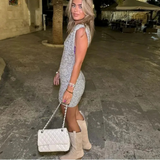 Théline | Robe de soirée pailletée style bodycon élégante