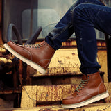 Lucien | Bottes en Cuir Décontractées Imperméables pour Homme