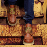Lucien | Bottes en Cuir Décontractées Imperméables pour Homme