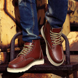 Lucien | Bottes en Cuir Décontractées Imperméables pour Homme