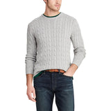 Wiesław | Pull homme en tricot torsadé à col rond