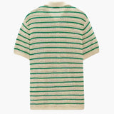 Armand | Chemise d’été en crochet à rayures avec boutons