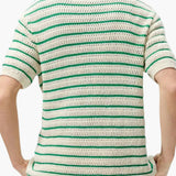 Armand | Chemise d’été en crochet à rayures avec boutons