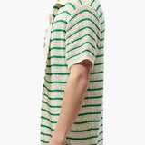 Armand | Chemise d’été en crochet à rayures avec boutons