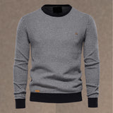 Cédric | Pull masculin en tricot texturé à col rond
