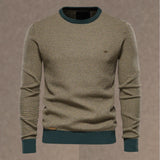 Cédric | Pull masculin en tricot texturé à col rond