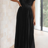 Rosanne | Robe longue plissée à l’allure élégante et aérienne