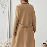 Margaux | Trench-coat long pour femme avec ceinture ajustable