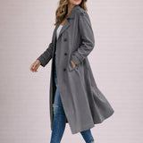 Anaïs | Trench-coat femme à double boutonnage et ceinture ajustable