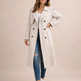 Anaïs | Trench-coat femme à double boutonnage et ceinture ajustable