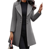 Chloé | Trench-coat long cintré à col à revers et ceinture