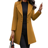 Chloé | Trench-coat long cintré à col à revers et ceinture