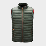 Cédric | Gilet sans manches matelassé à col montant pour homme