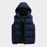 Adrien | Gilet matelassé sans manches avec capuche amovible
