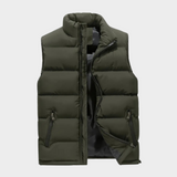 Romain | Gilet matelassé homme avec poches zippées