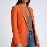 Victoire | Blazer longline élégant femme à coupe structurée moderne
