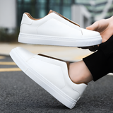 Élias | Baskets blanches en cuir premium pour homme