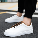 Élias | Baskets blanches en cuir premium pour homme