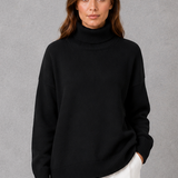 Brigitte | Pull en maille à col roulé pour femme
