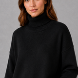 Brigitte | Pull en maille à col roulé pour femme
