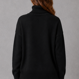 Brigitte | Pull en maille à col roulé pour femme
