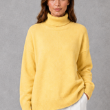 Brigitte | Pull en maille à col roulé pour femme