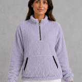 Abigail | Veste en polaire pour femme à col montant et poches avant
