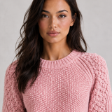 Harriet | Pull en tricot pour femme à col rond et coupe décontractée
